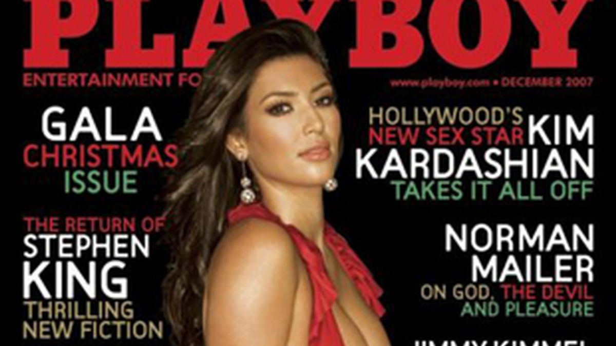 Portada de Playboy protagonizada por Kim Kardashian. Foto: Playboy