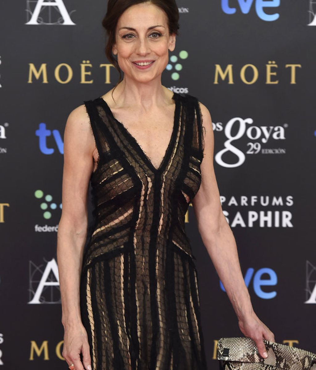 Carme Elías con vestido de Cortana