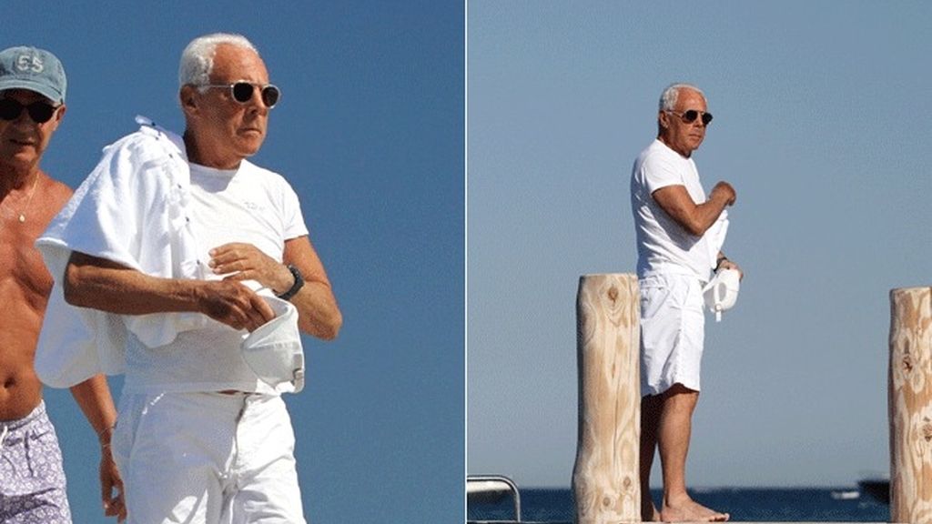 Giorgio Armani en Saint Tropez