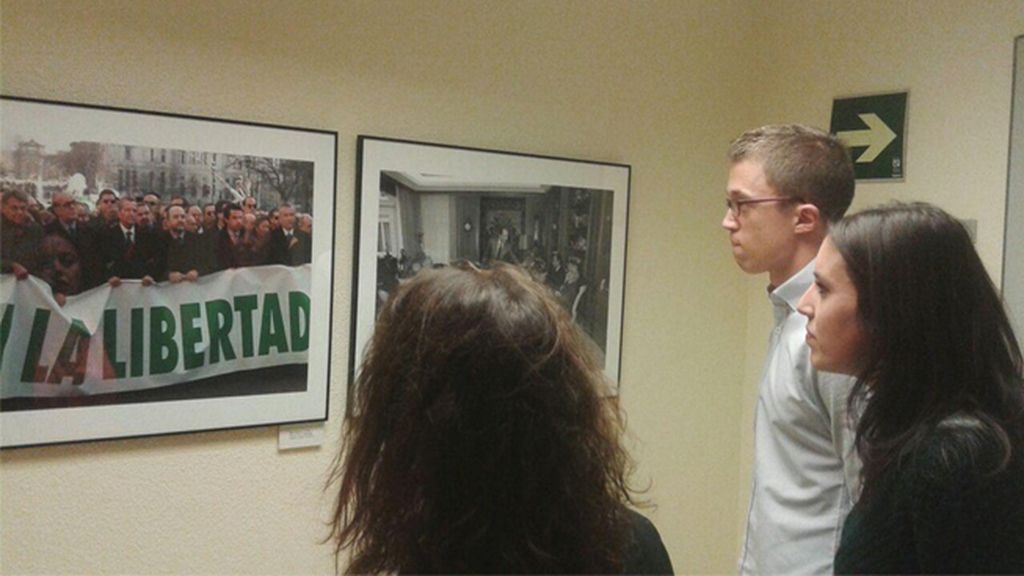 El secretario general de Podemos, Pablo Iglesias, se reúne con Mariano Rajoy