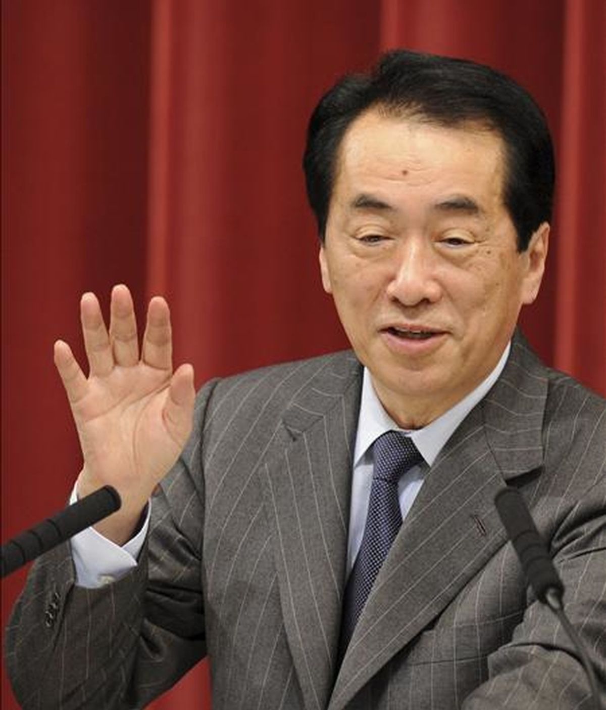 El primer ministro japonés, Naoto Kan. EFE/Archivo El primer ministro japonés, Naoto Kan. EFE/Archivo