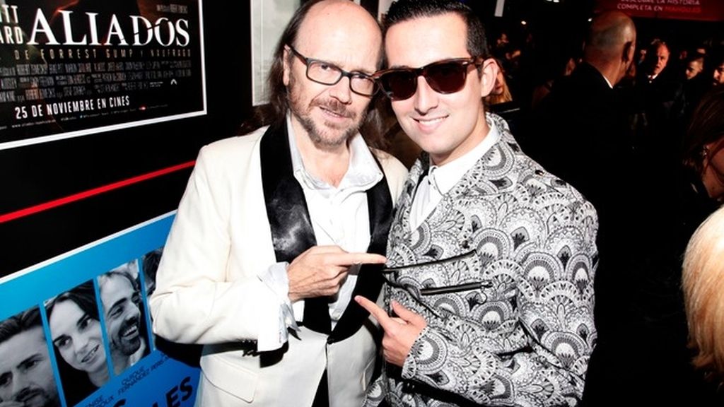 Con el gran Santiago Segura, una de las estrellas de "La reina de España"