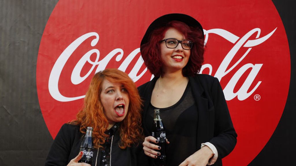Abi Power y Kat Almagro, poniendo el toque de humor al 'photocall'
