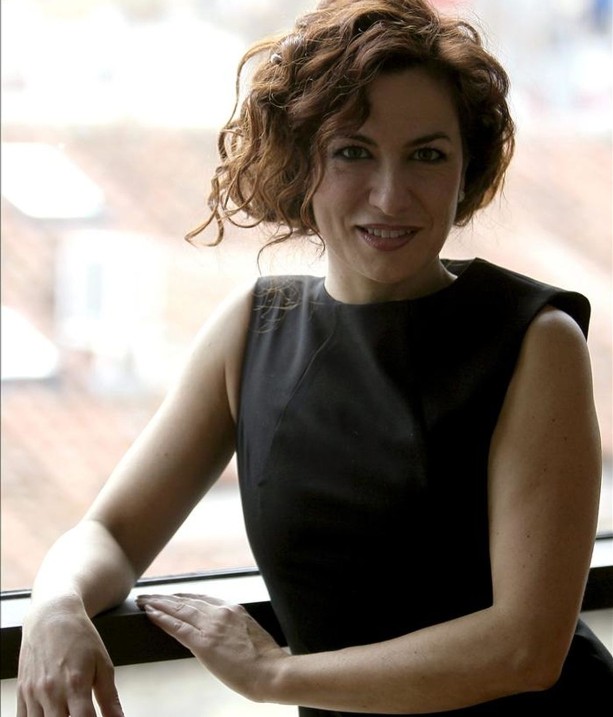 La directora, compositora y soprano Pilar Jurado, que hará historia al convertirse en la primera mujer que estrena una ópera en el Real, durante la entrevista que ha concedido hoy a la Agencia Efe. EFE La directora, compositora y soprano Pilar Jurado, que hará historia al convertirse en la primera mujer que estrena una ópera en el Real, durante la entrevista que ha concedido hoy a la Agencia Efe. EFE