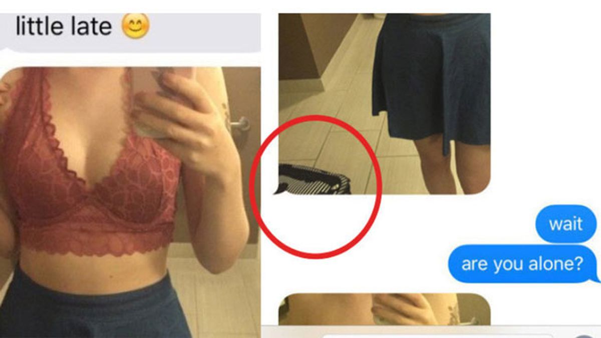 Envía fotos a su novio pero un detalle deja al descubierto su infidelidad