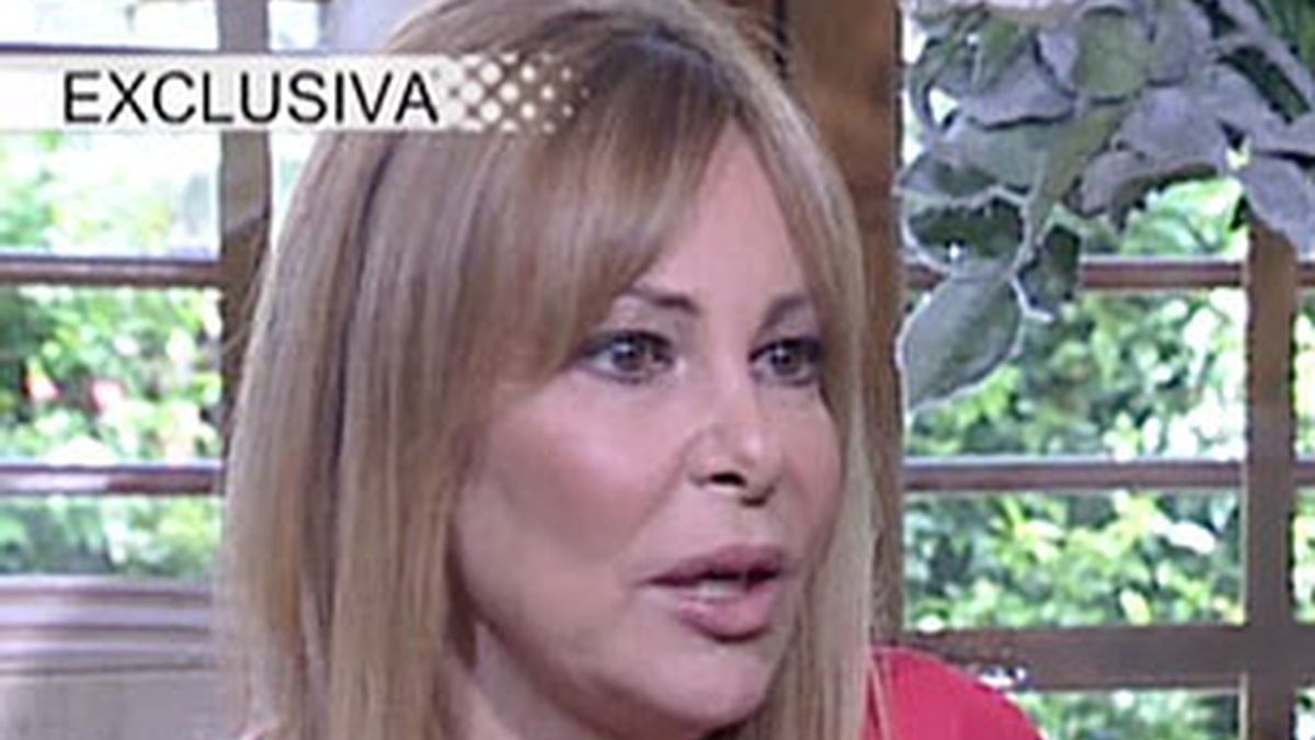 Ana Obregón en la entrevista