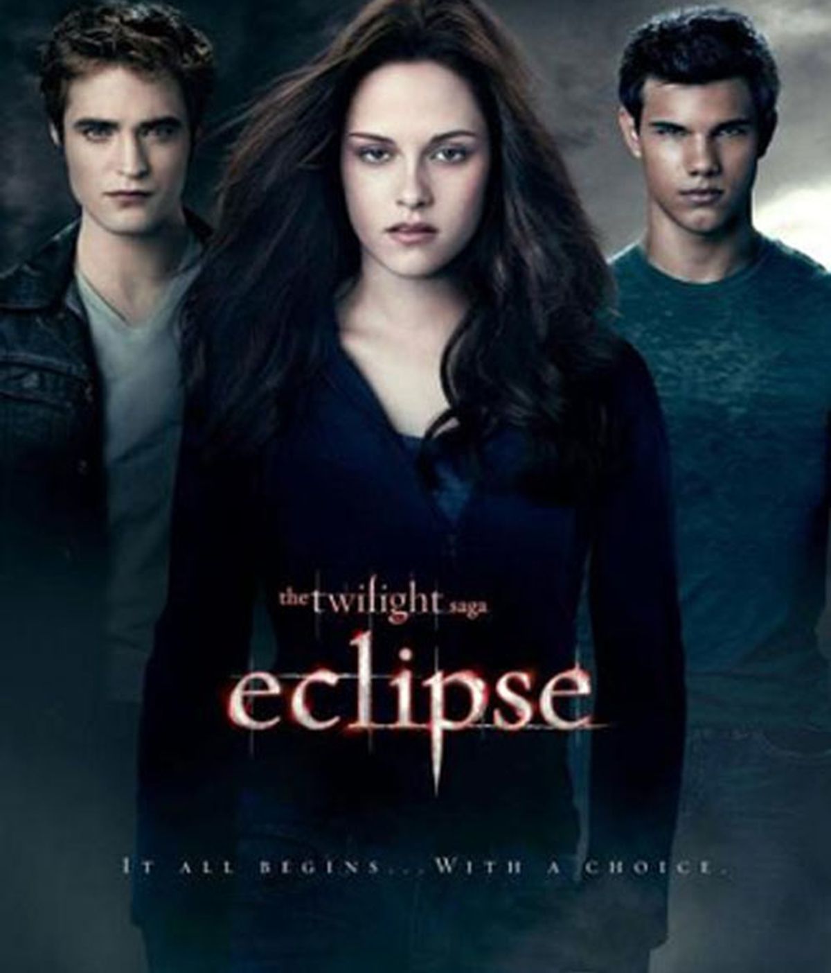 Edward Cullen, Bella Swan y Jacob Black. Foto: Summit Entertainment.