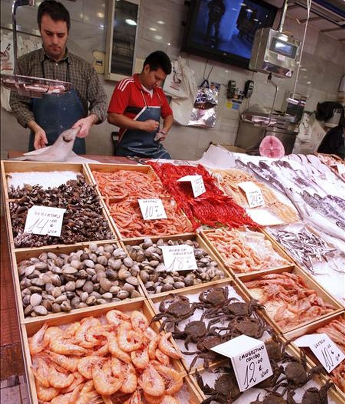 En la imagen, un mercado madrileño. EFE/Archivo