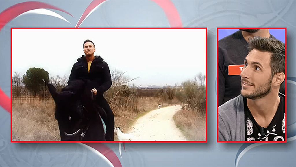 Un romántico paseo a caballo