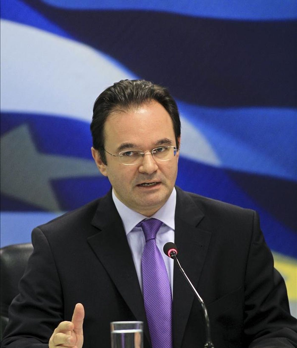 El ministro griego de Finanzas, Yorgos Papaconstantínu. EFE/Archivo