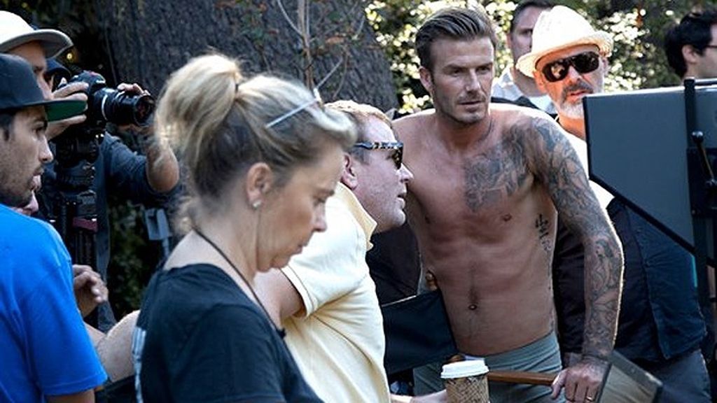 Las imágenes que nunca podrás ver del anuncio de Beckham con Guy Ritchie