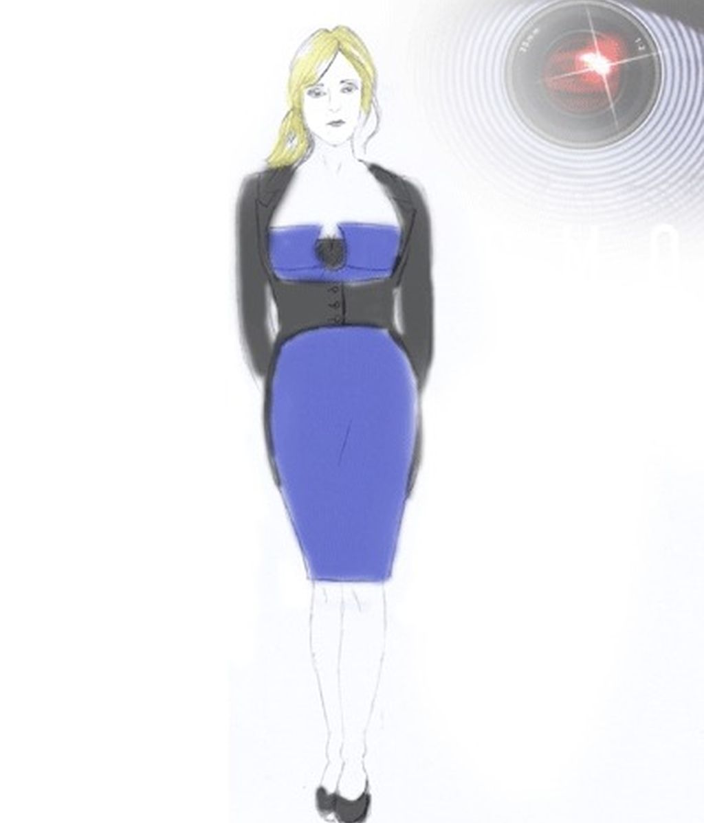 Los bocetos para el estilismo de Mercedes Milá en GH 12