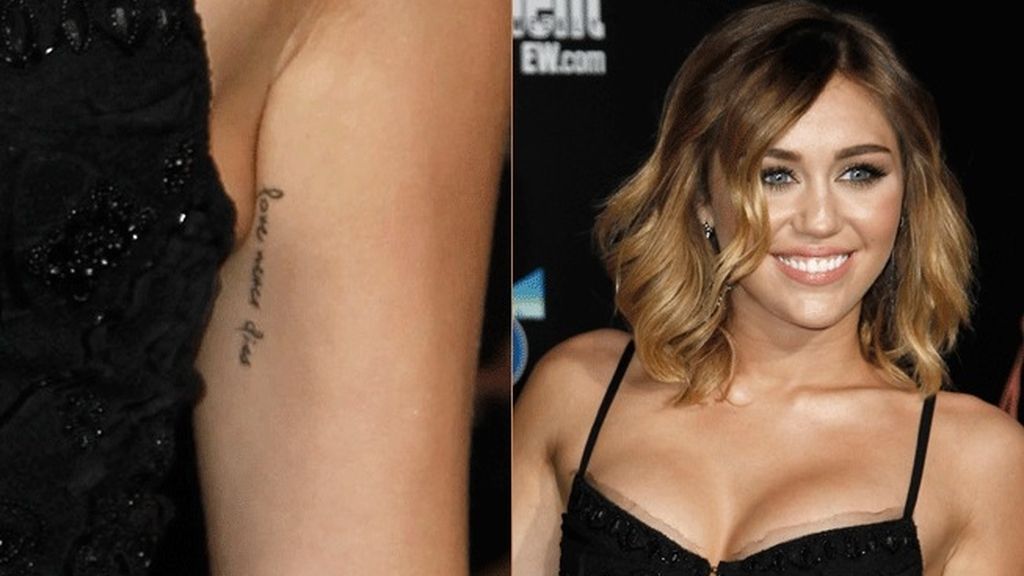 Los tatuajes de Miley