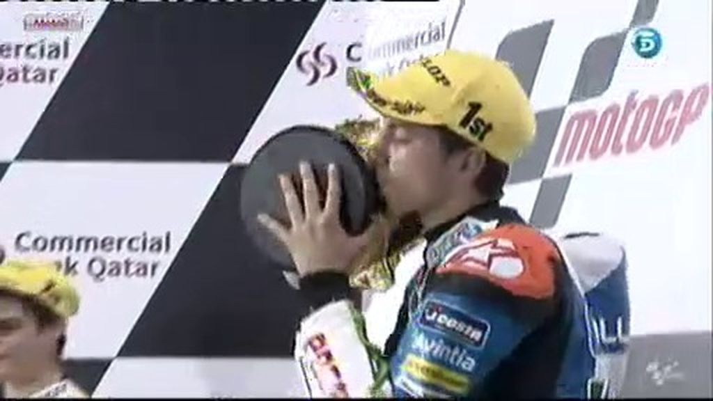 Maverick Viñales, campeón en Qatar