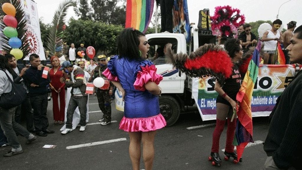 Séptima marcha del Orgullo Gay en Lima (Perú)