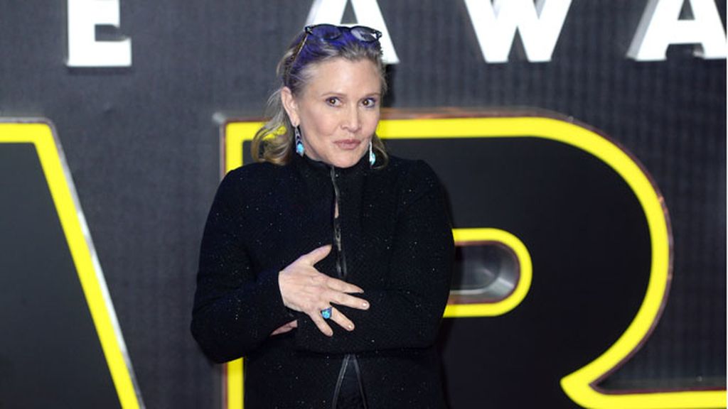 Fallece Carrie Fisher, la actriz que encarnó a la Princesa Leia