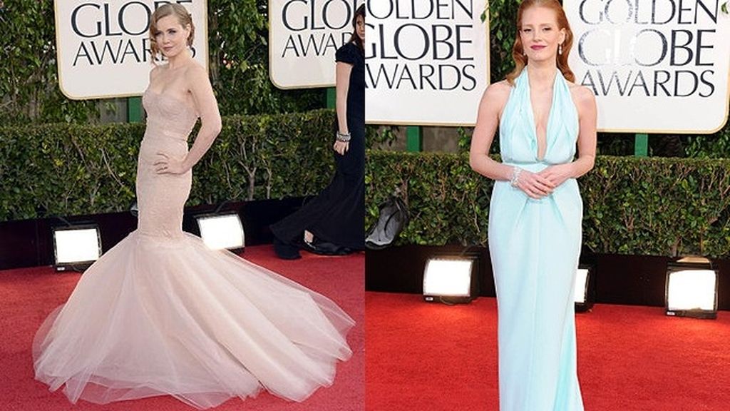 Amy Adams y Jessica Chastain no acertaron con sus vestidos