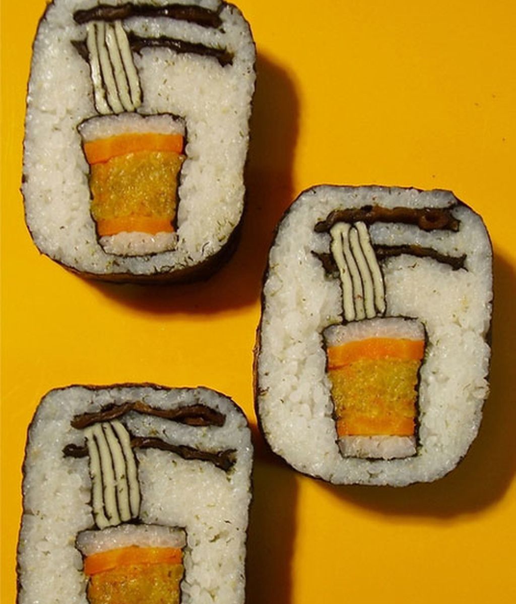 Arte en sushi