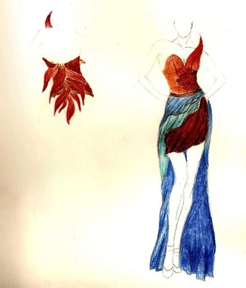 Los bocetos para el estilismo de Mercedes Milá en GH 12