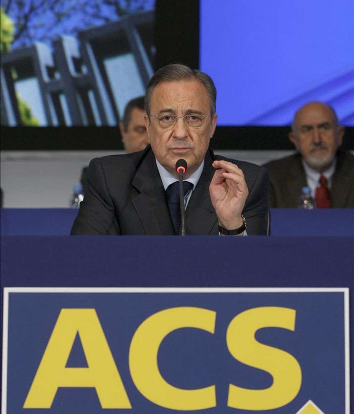 El presidente de ACS, Florentino Pérez. EFE/Archivo