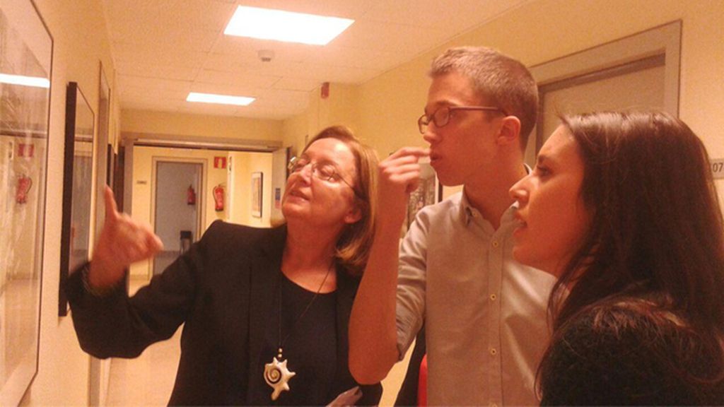 El secretario general de Podemos, Pablo Iglesias, se reúne con Mariano Rajoy