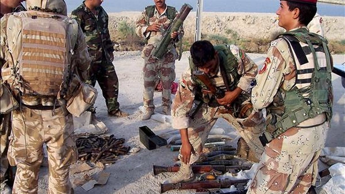 El Gobierno del Reino Unido supo diez días antes de la invasión de Irak -el 20 de marzo de 2003- que el régimen de Sadam Husein no tenía la capacidad de utilizar armas químicas y que ese arsenal podía haber sido "desmantelado". EFE/Archivo El Gobierno del Reino Unido supo diez días antes de la invasión de Irak -el 20 de marzo de 2003- que el régimen de Sadam Husein no tenía la capacidad de utilizar armas químicas y que ese arsenal podía haber sido "desmantelado". EFE/Archivo