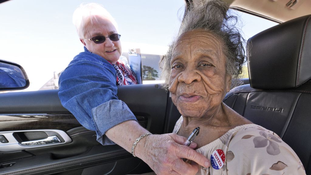 Las mejores imágenes de la jornada electoral en Estados Unidos