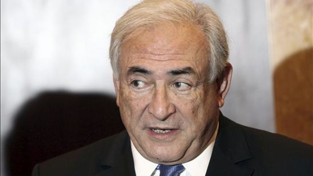 El director del Fondo Monetario Internacional (FMI), Dominique Strauss-Kahn. EFE/Archivo