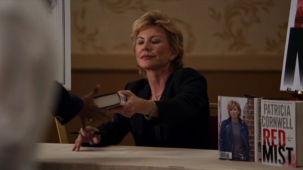 El cameo de Patricia Cornwell, en fotos