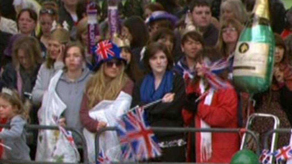 El pueblo británico se vuelca con el enlace de Guillermo y Catalina