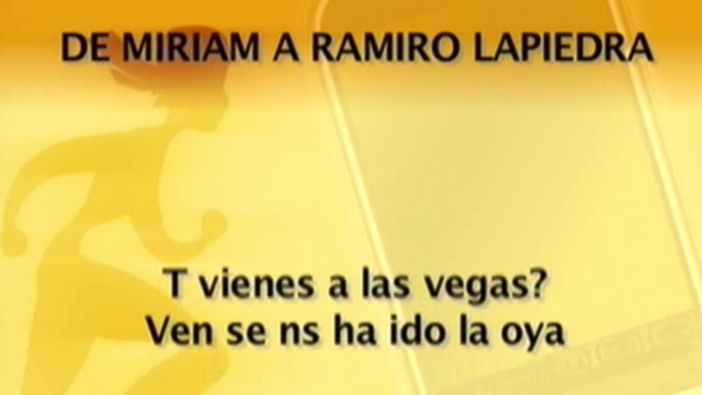 Los mensajes de Míriam Sánchez a Ramiro Lapiedra