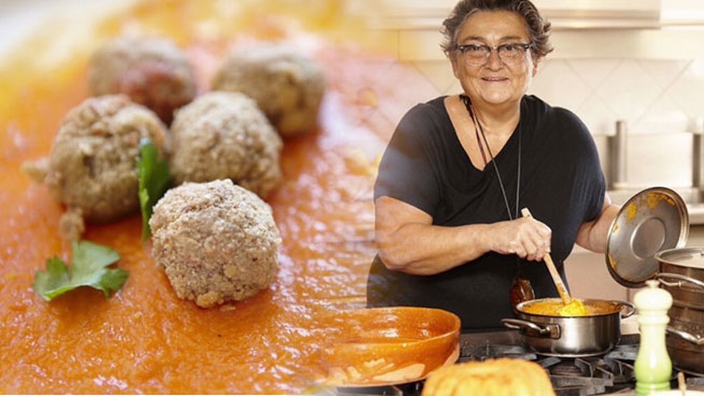 La diseñadora Elena Benarroch, albóndigas rellenas de alcachofa