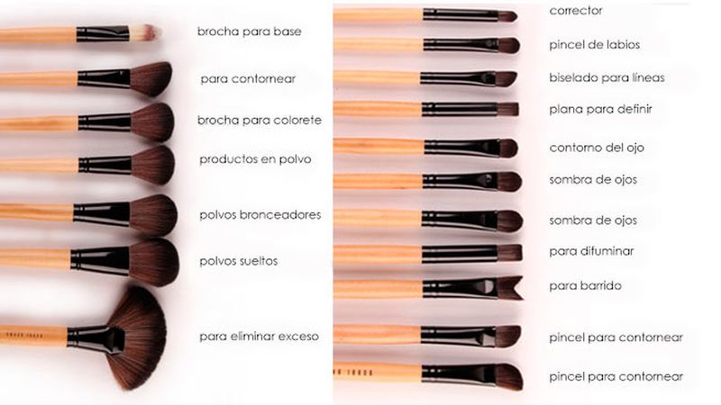 Guía Definitiva De Brochas De Maquillaje Cuál Uso Para Qué Y Cuáles