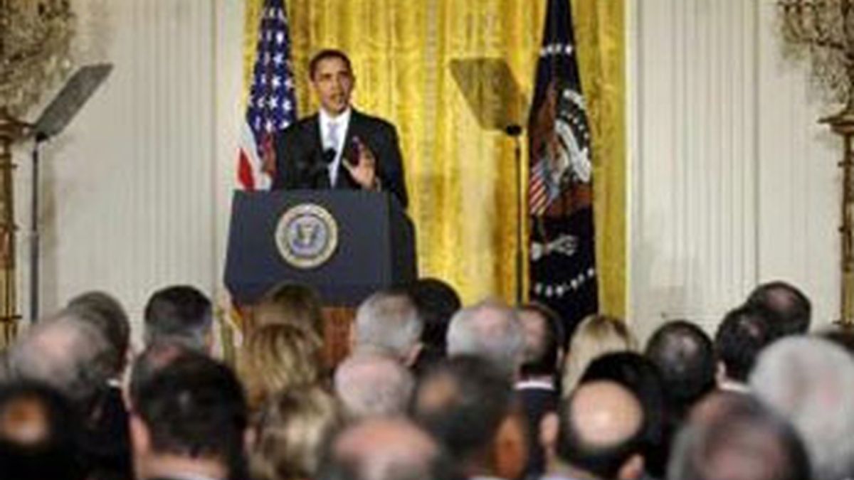 Imagen de archivo del presidente Obama en la Casa Blanca. Foto: EFE.