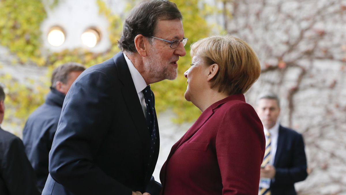 Mariano Rajoy y Ángela Merkel en Berlín