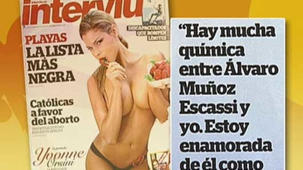 Ivonne Orsini, portada de 'Interviú'