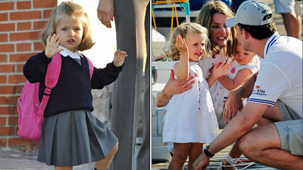 Tres años: saludo oficial antes de empezar el cole