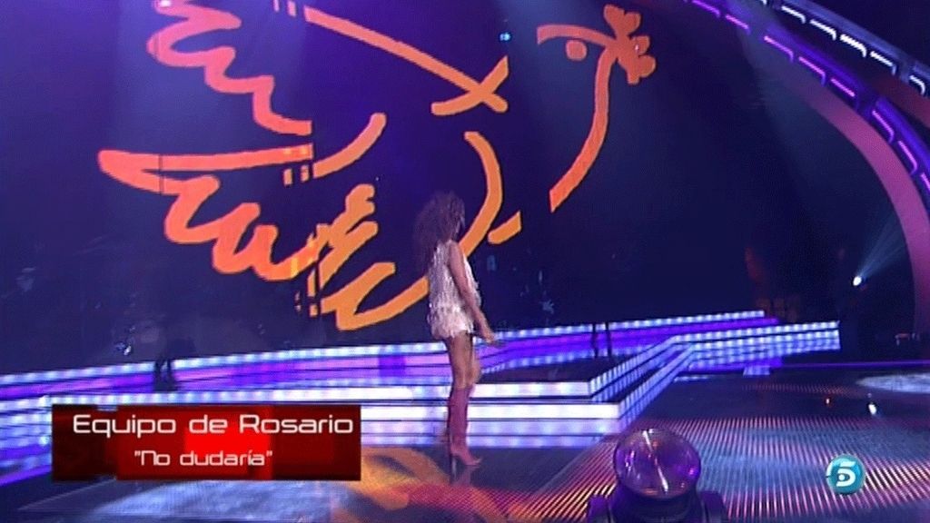 Rosario y su equipo interpretan ‘No dudaría’
