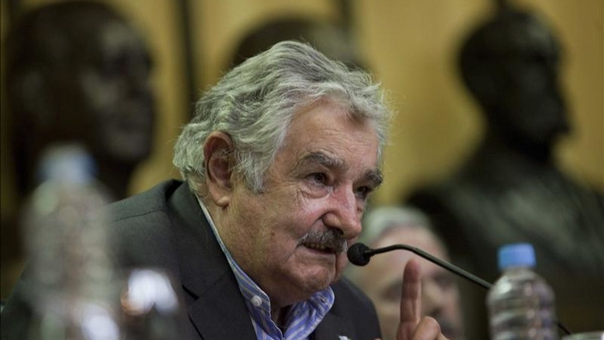 A finales del pasado mes de noviembre Mujica hizo una visita privada de dos días a Madrid durante la cual mantuvo contactos con empresarios españoles de los sectores comunicaciones y empresas navieras. EFE/Archivo