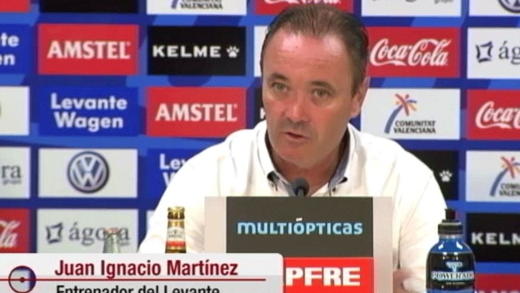 Juan Ignacio Martínez, entrenador del Levante Juan Ignacio Martínez, entrenador del Levante