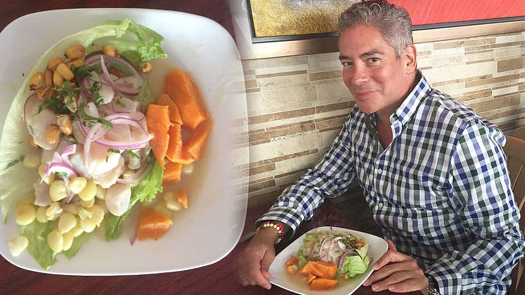 Boris Izaguirre se decanta por la comida sana y cocina un ceviche