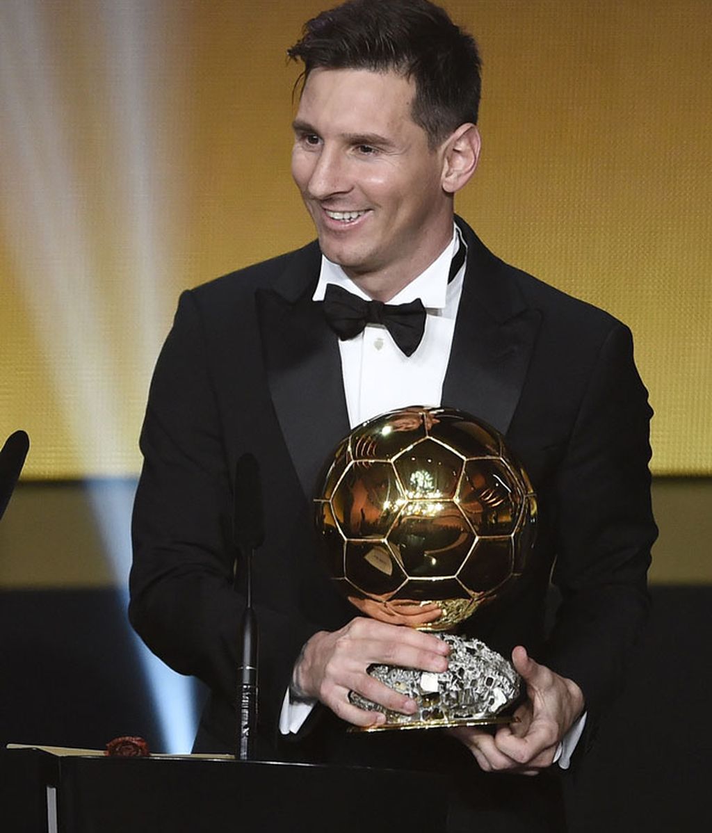 El día que Messi recibió el Balón de Oro vestido normal