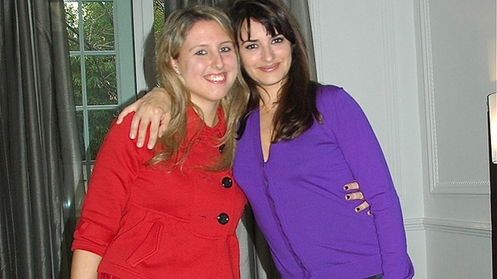 La actriz se mostró encantada junto a sus fans