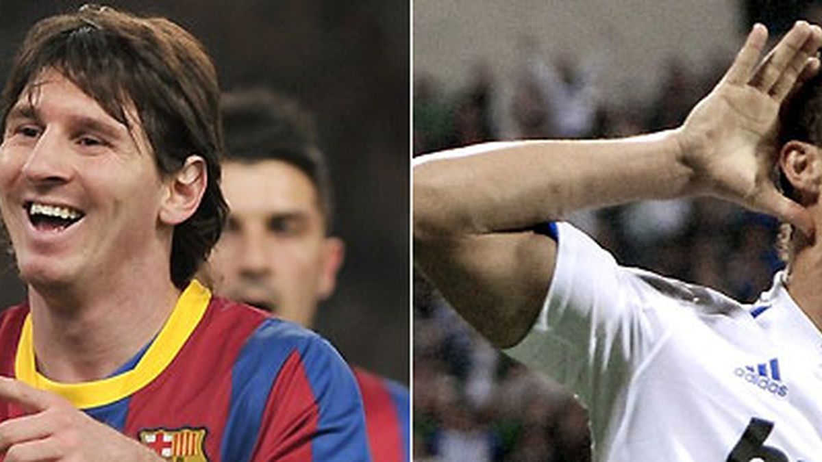 Messi y Cristiano simbolizan la igualdad que se vivirá en este Clásico. FOTOS: Archivo.