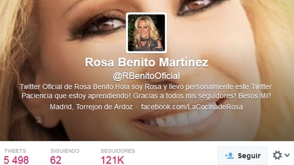 Ránking de los colaboradores más seguidos en Twitter