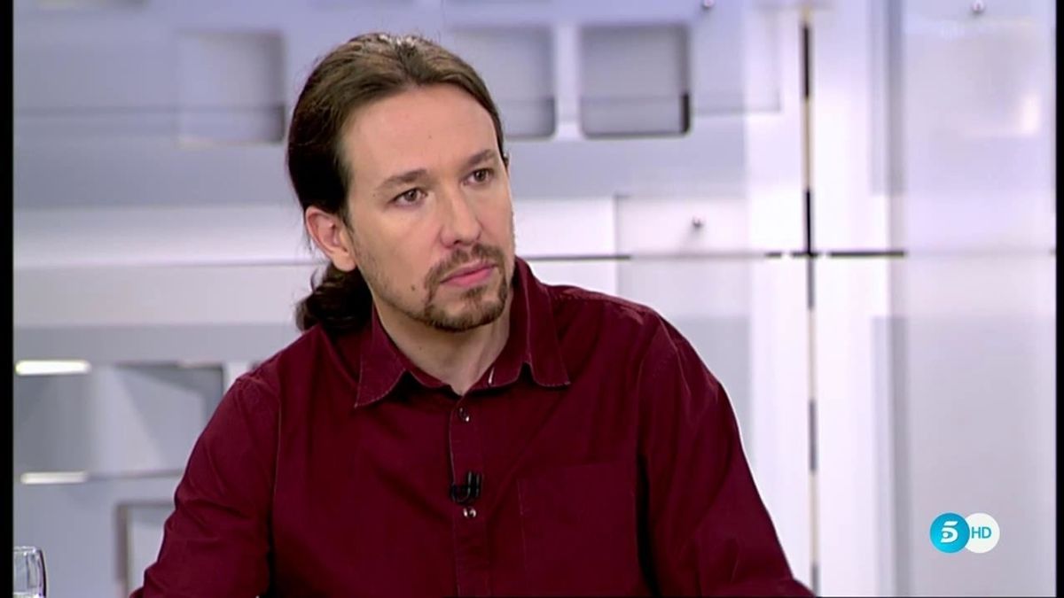 Pablo Iglesias en Informativos Telecinco