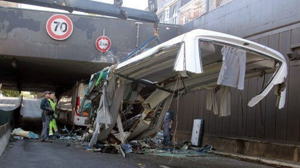 Accidente de autobús en Francia
