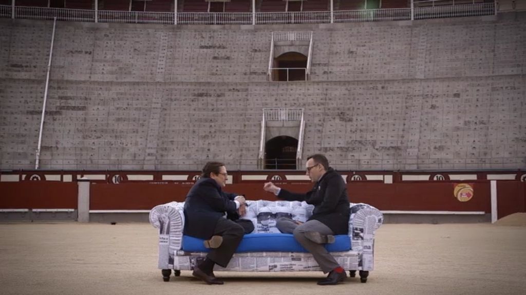 El tertuliano charla con el publicista