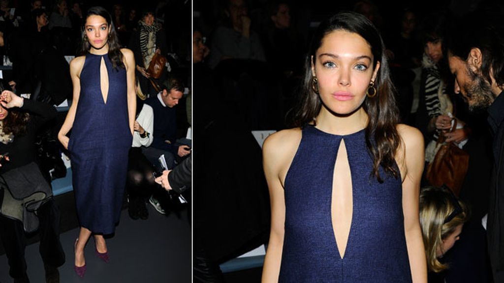 Ana Rujas en el desfile de Ángel Schlesser