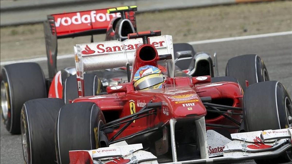 El piloto español de Fórmula Uno Fernando Alonso, de la escudería Ferrari. EFE/Archivo